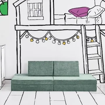 Yourigami Kids Play Couch - Modular Folding Sofa for Toddlers