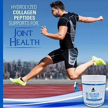 MOMOF4TRANSFORM MO4T Grass-Fed Hydrolyzed Bovine Collagen Peptides-Collagen Supplement forHair Skin Nails and Joint Support - Non-GMO - Colageno Hidrolizado -Unflavored Collagen (1 Pound)