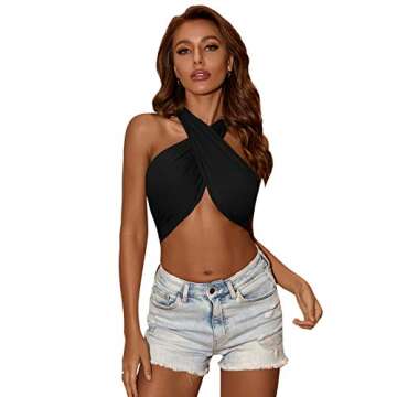 Chic Verdusa Sleeveless Backless Crop Top for Women
