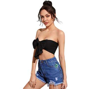 Chic Verdusa Sleeveless Backless Crop Top for Women