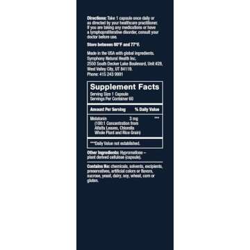 Herbatonin 3mg Natural Sleep Aid for Adults