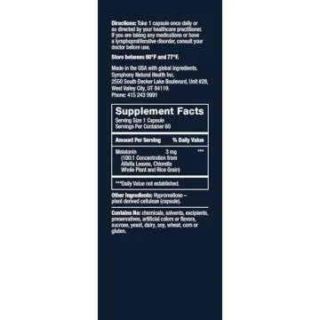 Herbatonin 3mg Natural Sleep Aid for Adults