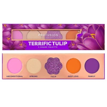 Profusion Cosmetics Blooming Hues 5 Shade Eyeshadow Palette - Mauve