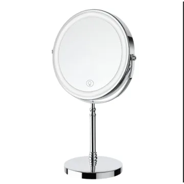Lighted Makeup Mirror with Rechargeable Magnification