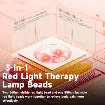 Double Pulses Red Light Therapy Mat for Pain Relief