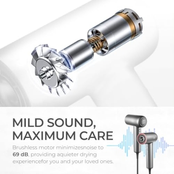 TYMO Ionic Hair Dryer Fast & Quiet for All Hair Types