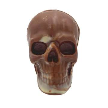 Sweetzo - Skull Shaped Hot Chocolate Melting Balls with Mini Dehydrated Marshmallows, Halloween Candy Party Favors and Gift Basket Fillers, Pack of 3, 1.6 Ounces