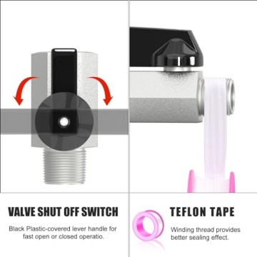 MEANLIN Air Compressor Moisture Filter with Gauge & Valve