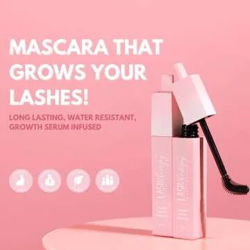 Lash Therapy Australia Every Lash Growth Serum Mascara Black Volume and Length, Cruelty Free & Vegan...