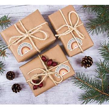 Calyders 500 PCS Cute Small Business Thank You Stickers - Funny Thank You for Shopping Small Business Stickers for Online Retailers