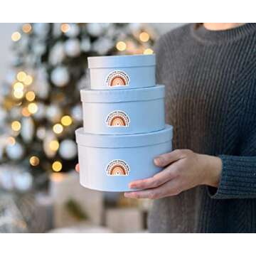 Calyders 500 PCS Cute Small Business Thank You Stickers - Funny Thank You for Shopping Small Business Stickers for Online Retailers