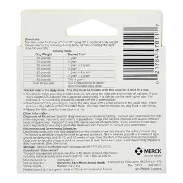 Panacur C Canine Dewormer – Effective 3-Pack Treatment for Dogs