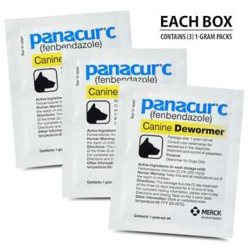 Panacur C Canine Dewormer Treatment – 3 Pack for Dogs