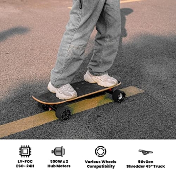 MEEPO Mini Electric Skateboard 28 MPH Top Speed 11 Miles Range