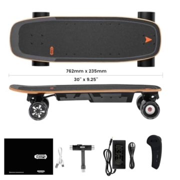 MEEPO Mini Electric Skateboard 28 MPH Top Speed 11 Miles Range