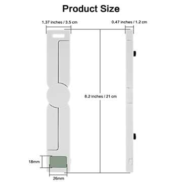 Compact Folding Digital Kitchen Scale, Highly Accurate Portable Food Scale with LCD Display, Auto Po...