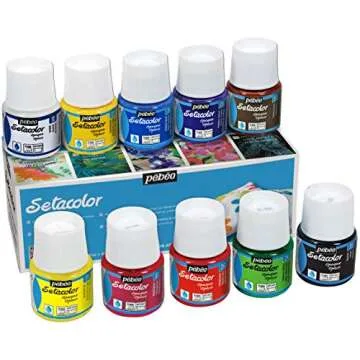 Discovery Fabric Paint Set 45ml 10/Pkg-Setacolor Opaque