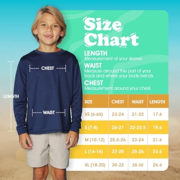 INGEAR Boys Rash Guard Long Sleeve Swim Shirt UPF 50+