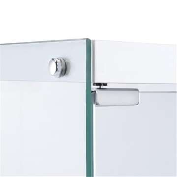 Picket House Furnishings Maxwell Tempered Glass Display Cabinet in Clear