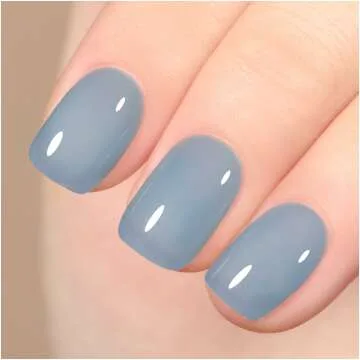 GAOY 16ml Jelly Blue Gel Nail Polish for Nail Art