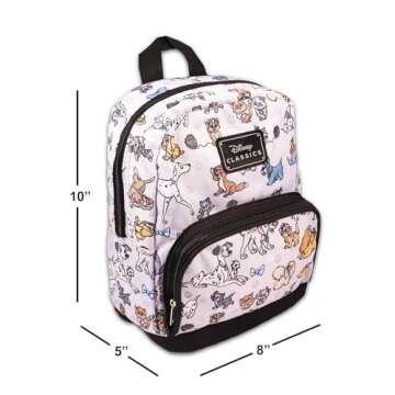 Disney Cats and Dogs Preschool Backpack for Kids