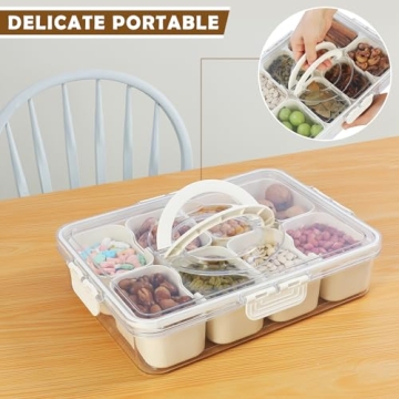 Versatile NOIRUC-CZ Snackle Box for Travel & Picnics