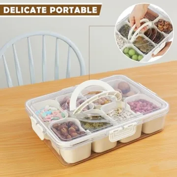 Versatile NOIRUC-CZ Snackle Box for Travel & Picnics