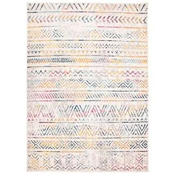 Rugshop Geometric Boho Area Rug for Living Room