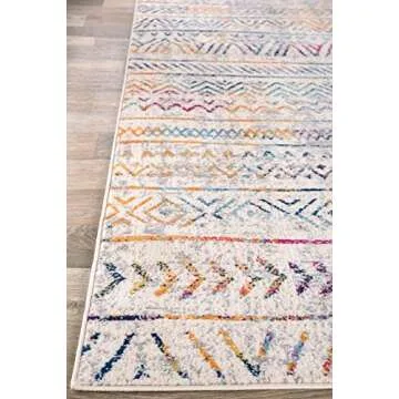 Rugshop Geometric Boho Area Rug for Living Room