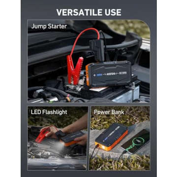 AstroAI S8 Jump Starter - Powerful 1500A Battery