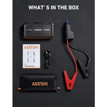 AstroAI S8 Jump Starter - Powerful 1500A Battery