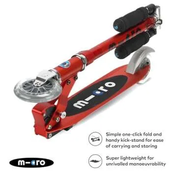 Micro Kickboard Sprite - Durable Two-Wheeled Scooter for Ages 6+