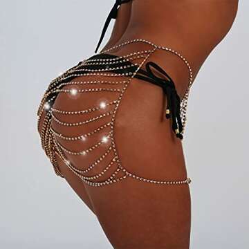 Gold Layered Body Chain for Women | Stylish Beach Jewelry