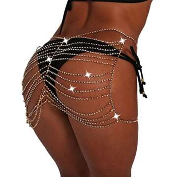 Gold Layered Body Chain for Women | Stylish Beach Jewelry