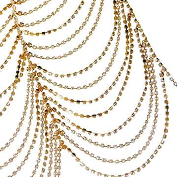 Gold Layered Body Chain for Women | Stylish Beach Jewelry