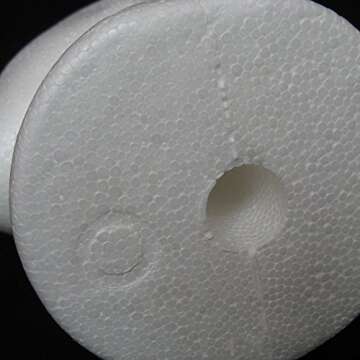 Connoworld Abstract Foam Mannequin Head Model Professional Bald Manikin Head Mask Hat Wig Hair Jewelry Headset Scarves Glasses Stand Tool Showcase Display Props