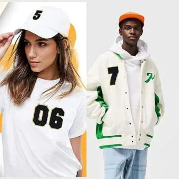 Chenille Iron on Number Patches for Stylish Customization