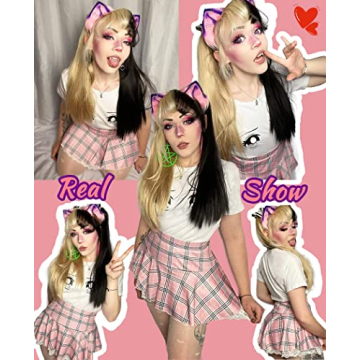 Avidlove Sexy Pleated Mini Skirt with Lace Ruffles