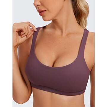 Light Support Sports Bra - Stylish & Comfortable Yoga Cami
