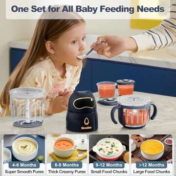 Veroline 10-in-1 Baby Food Maker Set for Healthy Meals