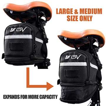 BV Bicycle Saddle Bag - Durable, Compact, and Secure