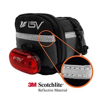 BV Bicycle Saddle Bag - Durable, Compact, and Secure
