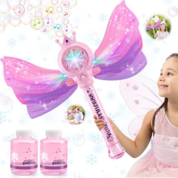 Britik Bubble Wands - Music & LED Light Bubble Machine