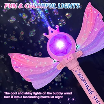 Britik Bubble Wands - Music & LED Light Bubble Machine