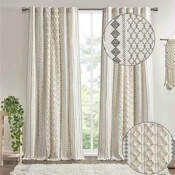 Stylish INK+IVY Imani Curtain with Geometric Design