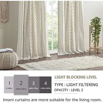 Stylish INK+IVY Imani Curtain with Geometric Design
