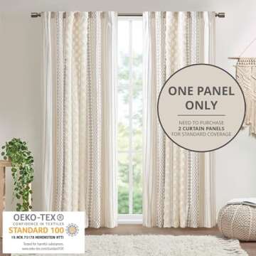 Stylish INK+IVY Imani Curtain with Geometric Design