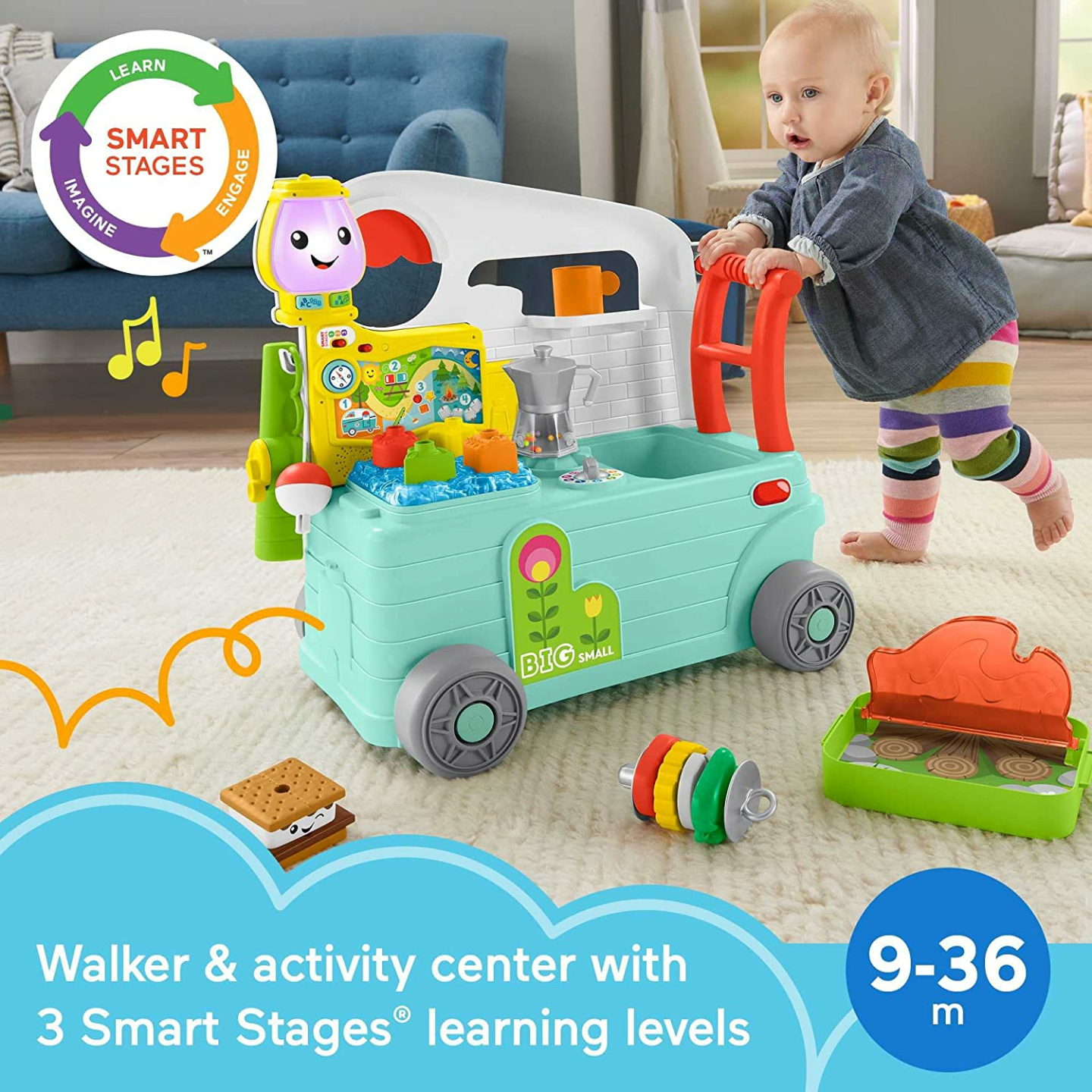 Fisher-Price On-the-Go Camper for Infants & Toddlers