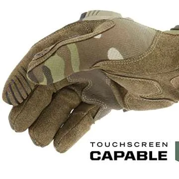 Mechanix Wear: M-Pact Tactical Gloves with Secure Fit, Touchscreen Capable Safety Gloves for Men, Wo...