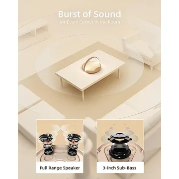 EZVALO Bedside Lamp with Wireless Charger & Speaker